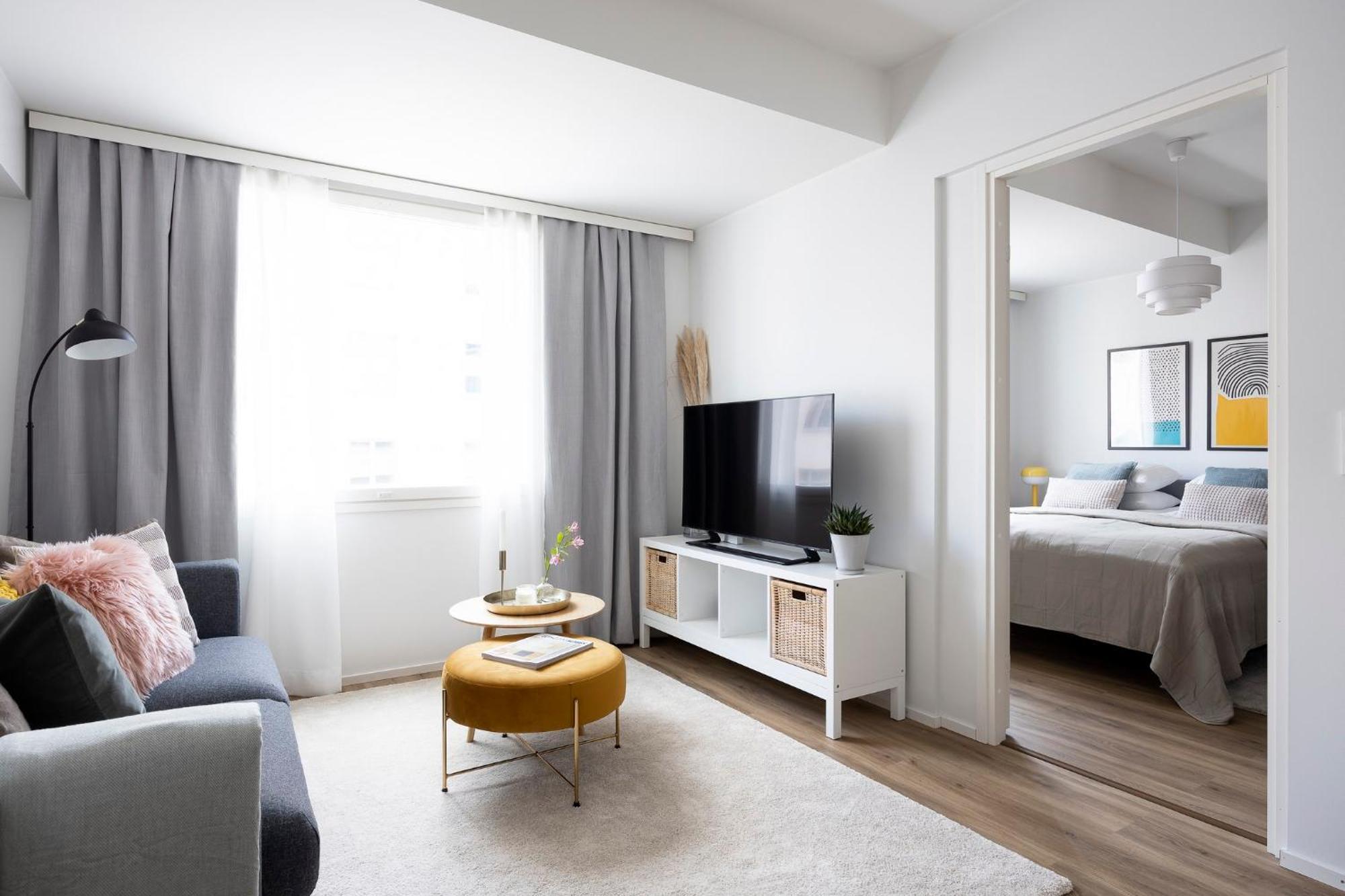 Stylish Flat In Trendy Kallio Helsinki Bagian luar foto
